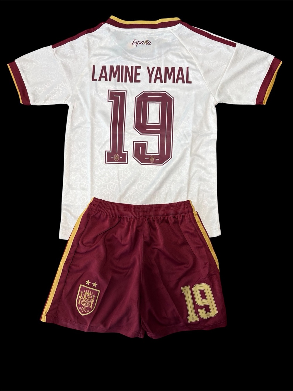2026 Kids Spain Lamine Yamal AWAY Jersey set